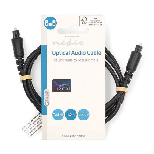 OPTICAL FIBRE CABLE  CAGL25000BK10 1.00m